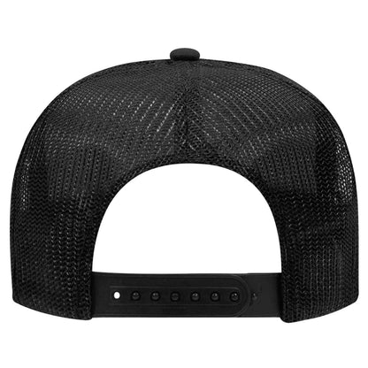 Optima Premium Mesh Back Trucker Hats - Black (12 Pack)