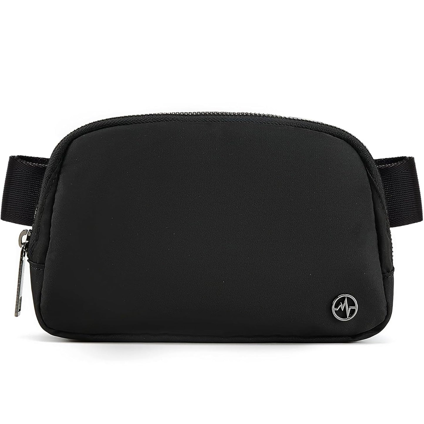 Optima Premium Fanny Pack - Black Polyester, Versatile Belt Bag