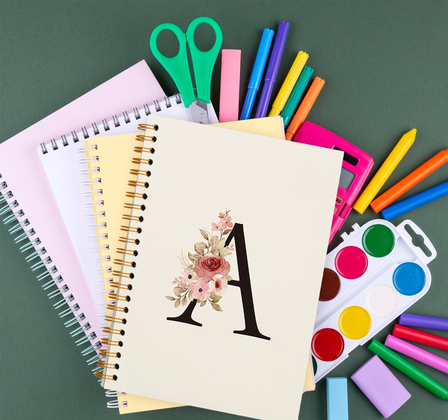 Optima Personalized Hardcover Spiral Notebook - 5.5 x 8.3