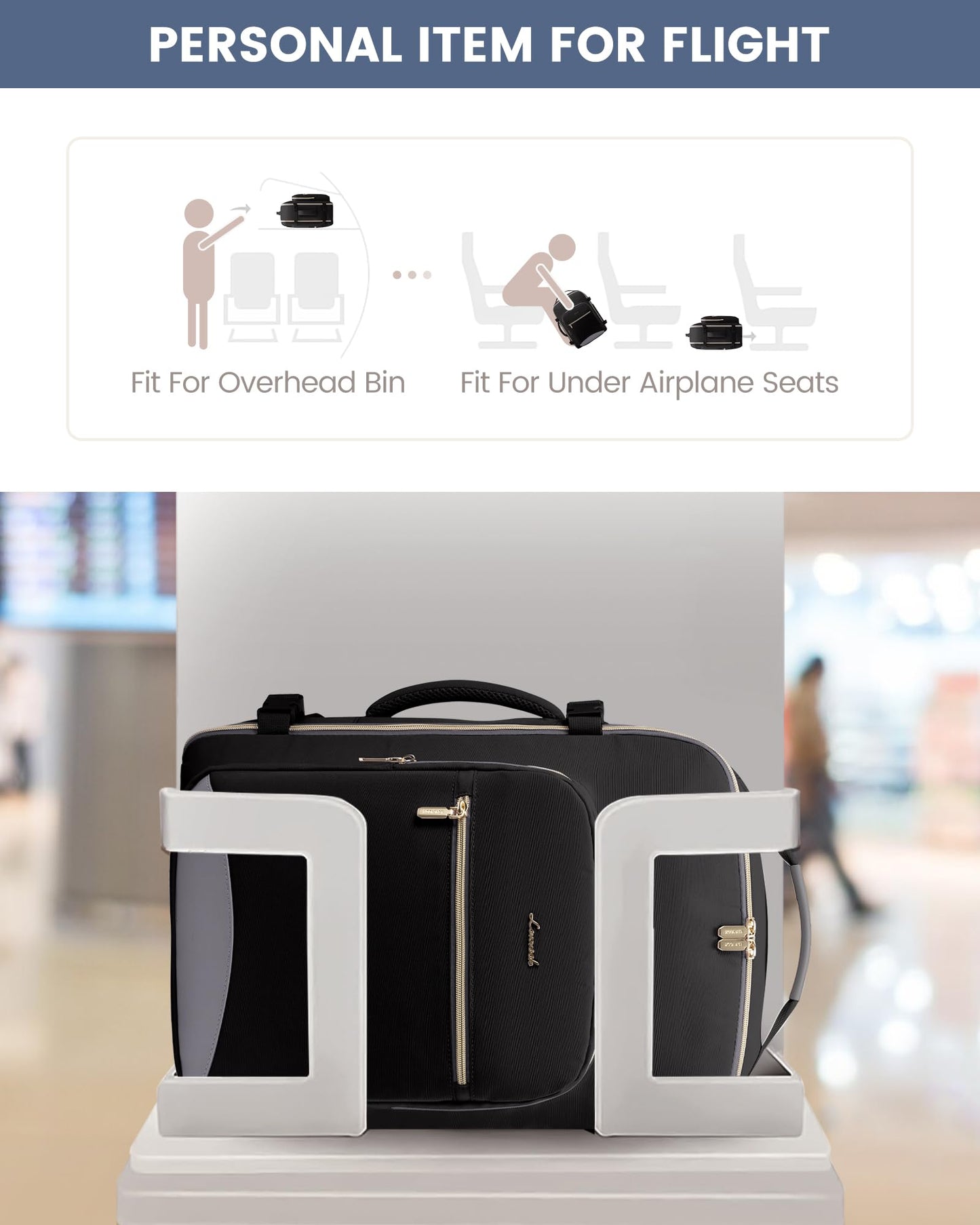 Optima LOVEVOOK Laptop Backpack, Black-2029, 15.6"