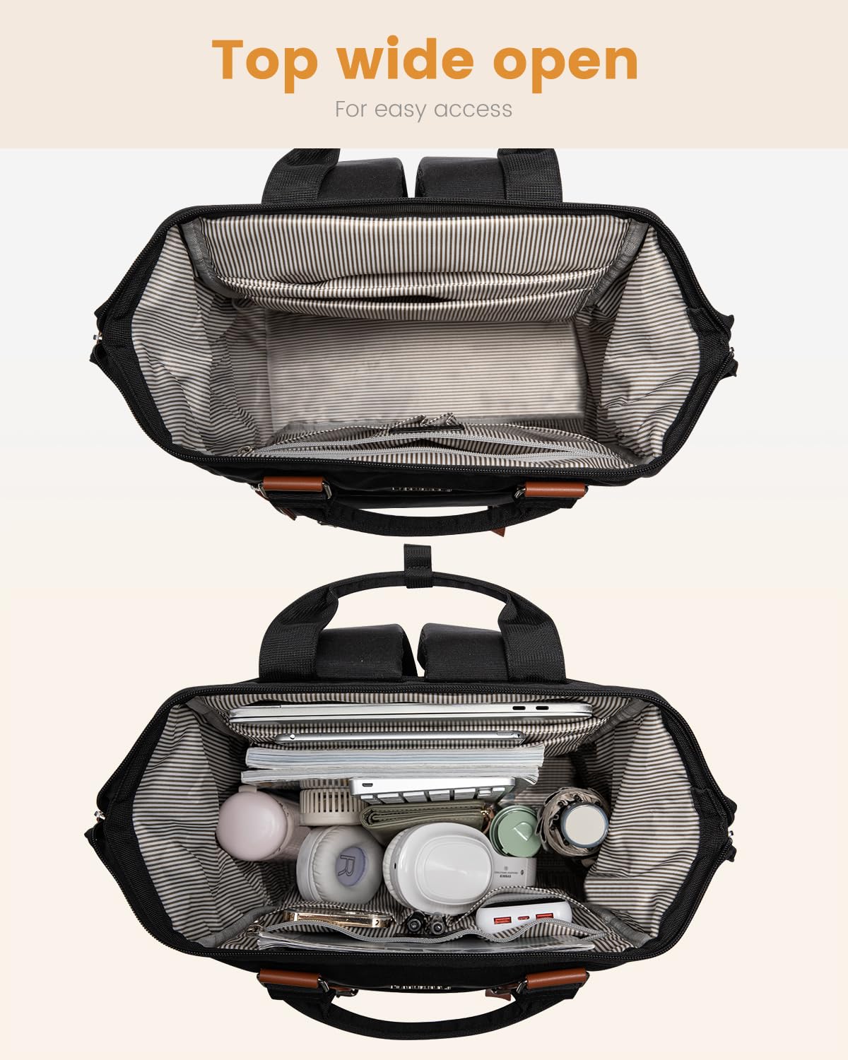 Optima Premium 15.6 Inch Laptop Backpack for Work & Travel