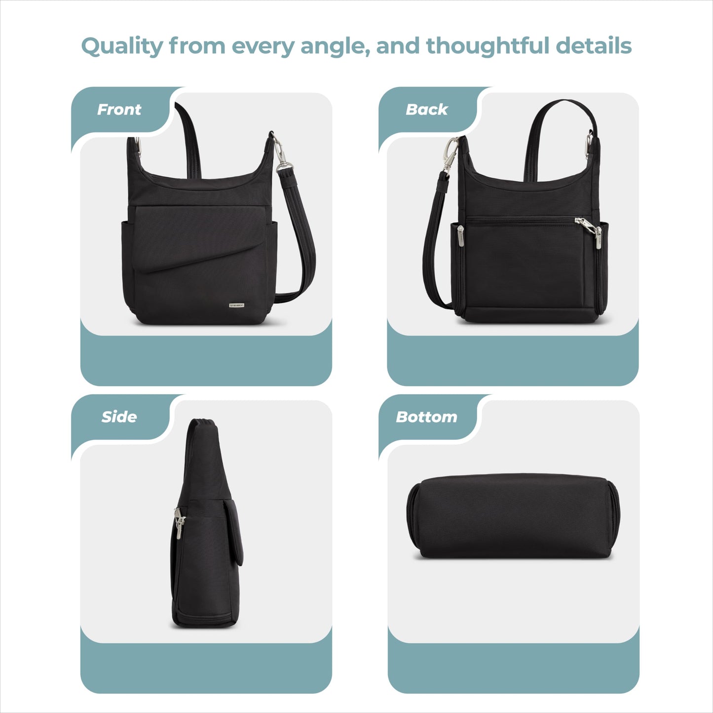 Optima Anti-Theft Classic Messenger Bag - Durable & Secure Design