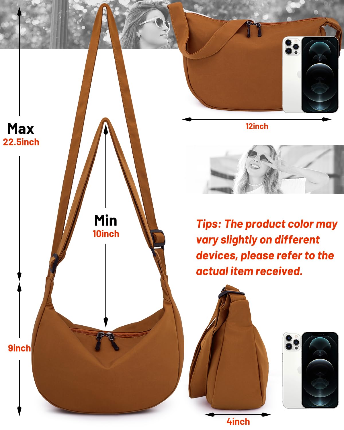 Optima Lightweight Nylon Fanny Pack - Adjustable Crossbody Bag