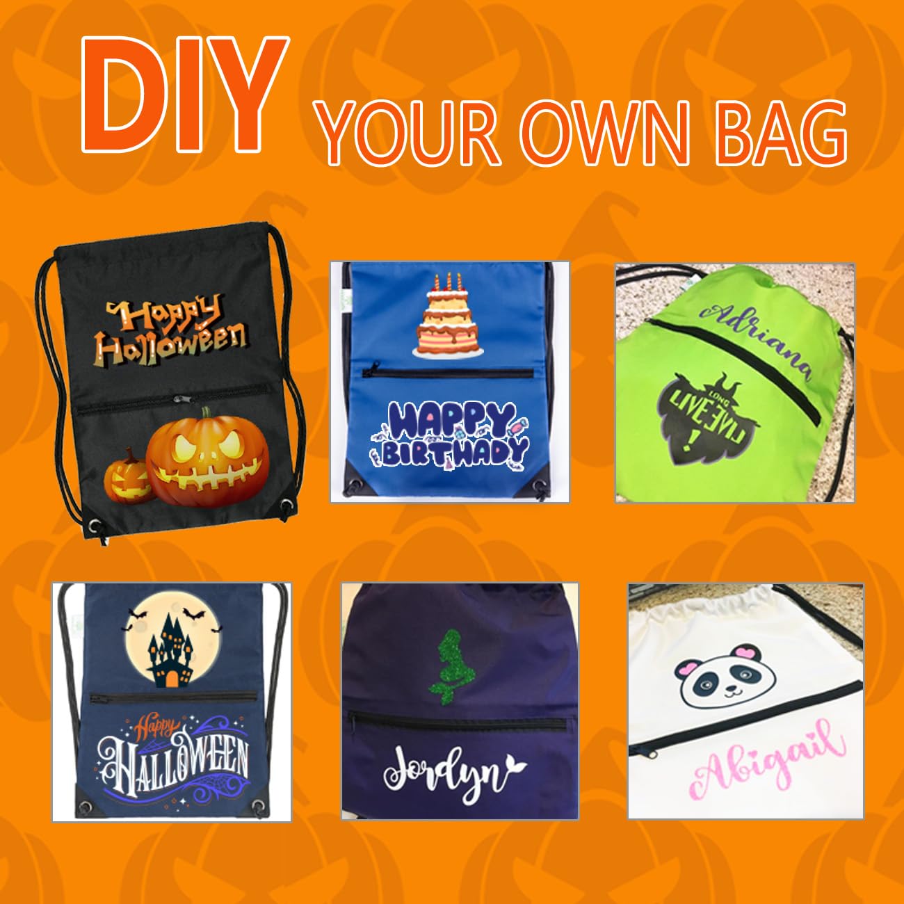 Optima Premium Drawstring Gym Backpack - Lightweight & Versatile