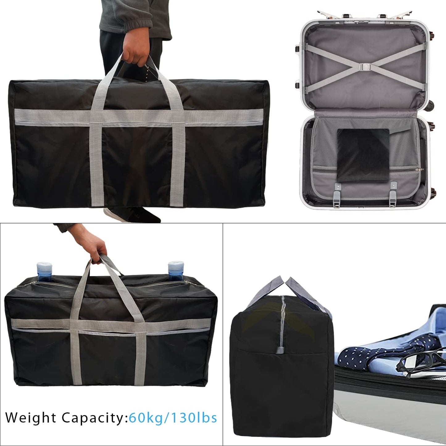 Optima Premium 96L Waterproof Duffel Bag with 3 Pockets