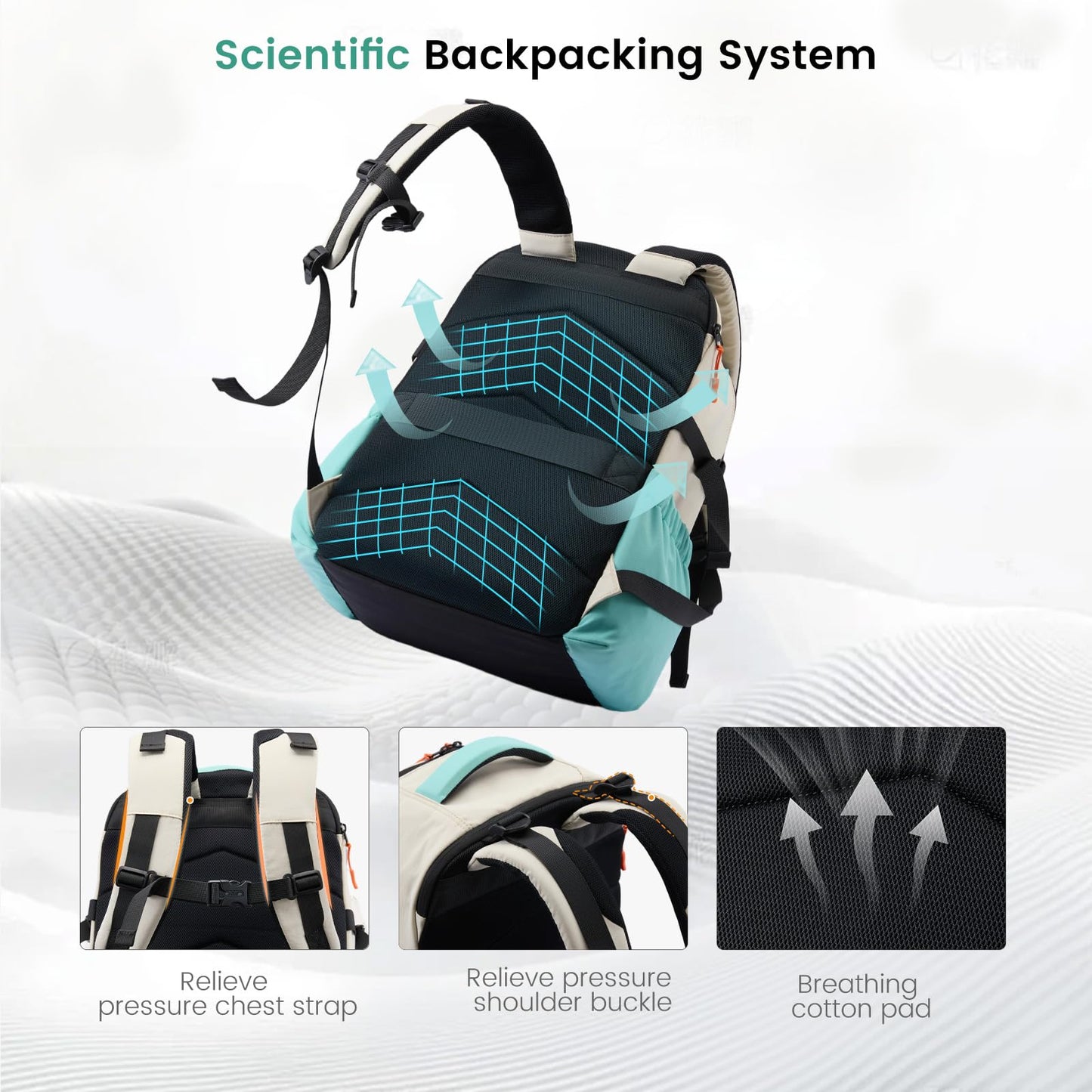 Optima Women's 15.6" Waterproof Laptop Backpack with Cup Holder