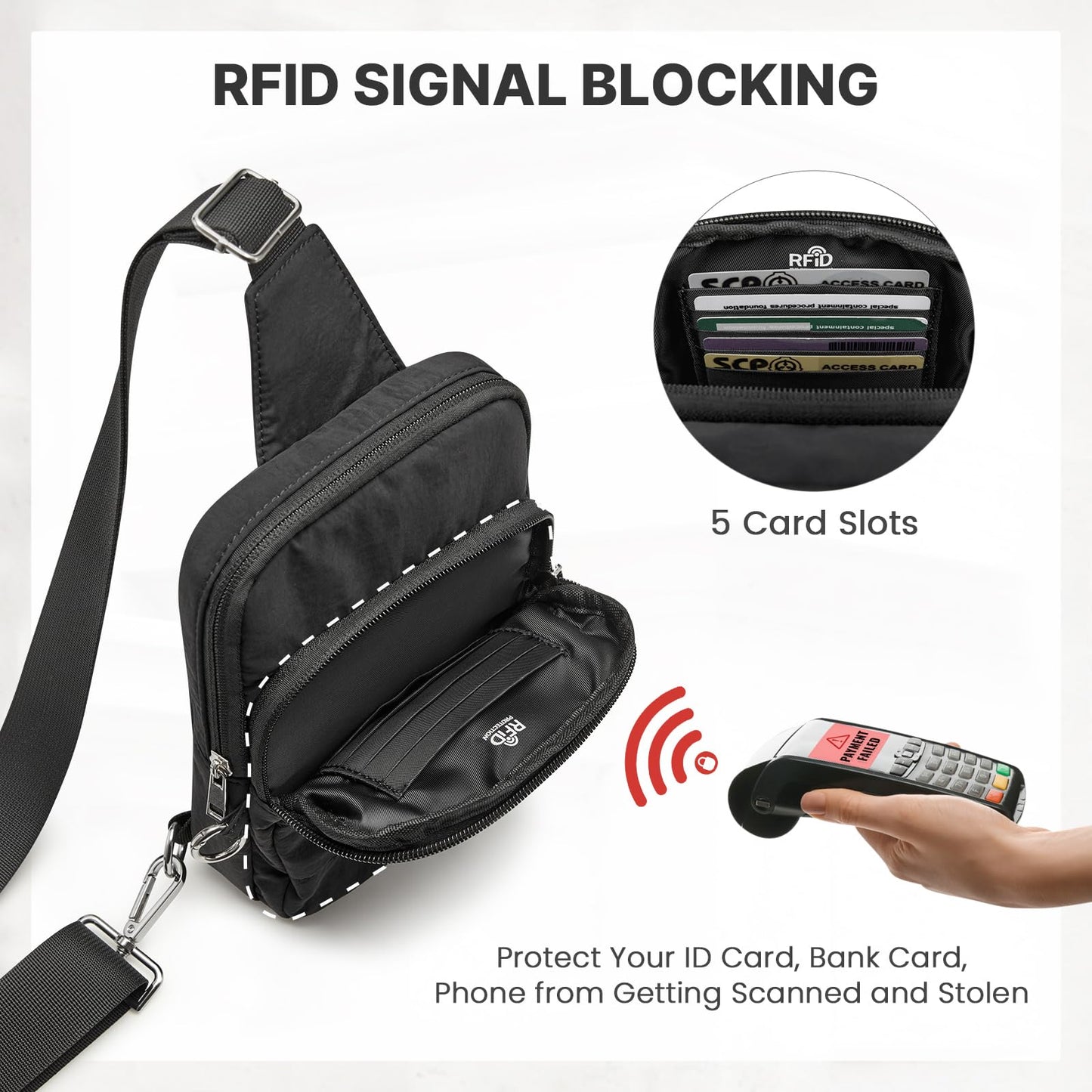 Optima Premium Anti-Theft Crossbody Bag for Women - Stylish & Secure