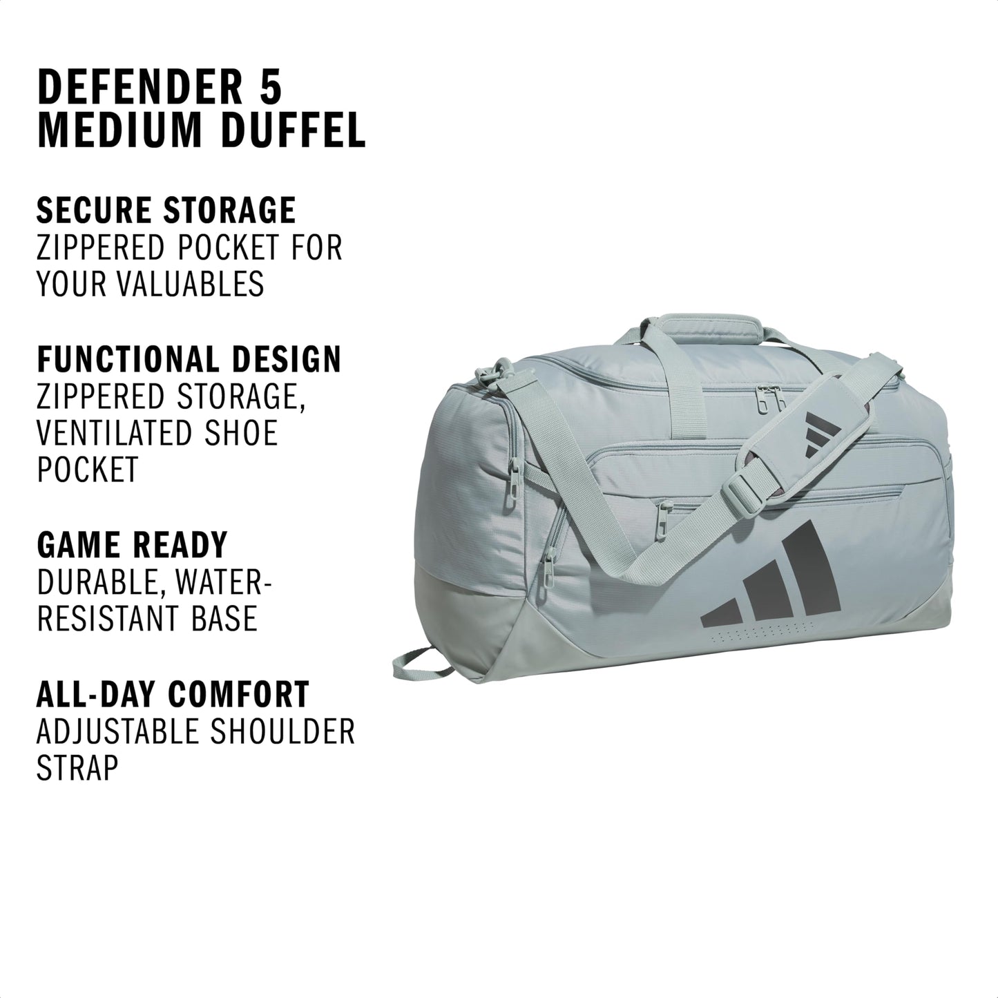 Optima Premium 42L Duffel Bag - Durable Travel Gym Sports Bag