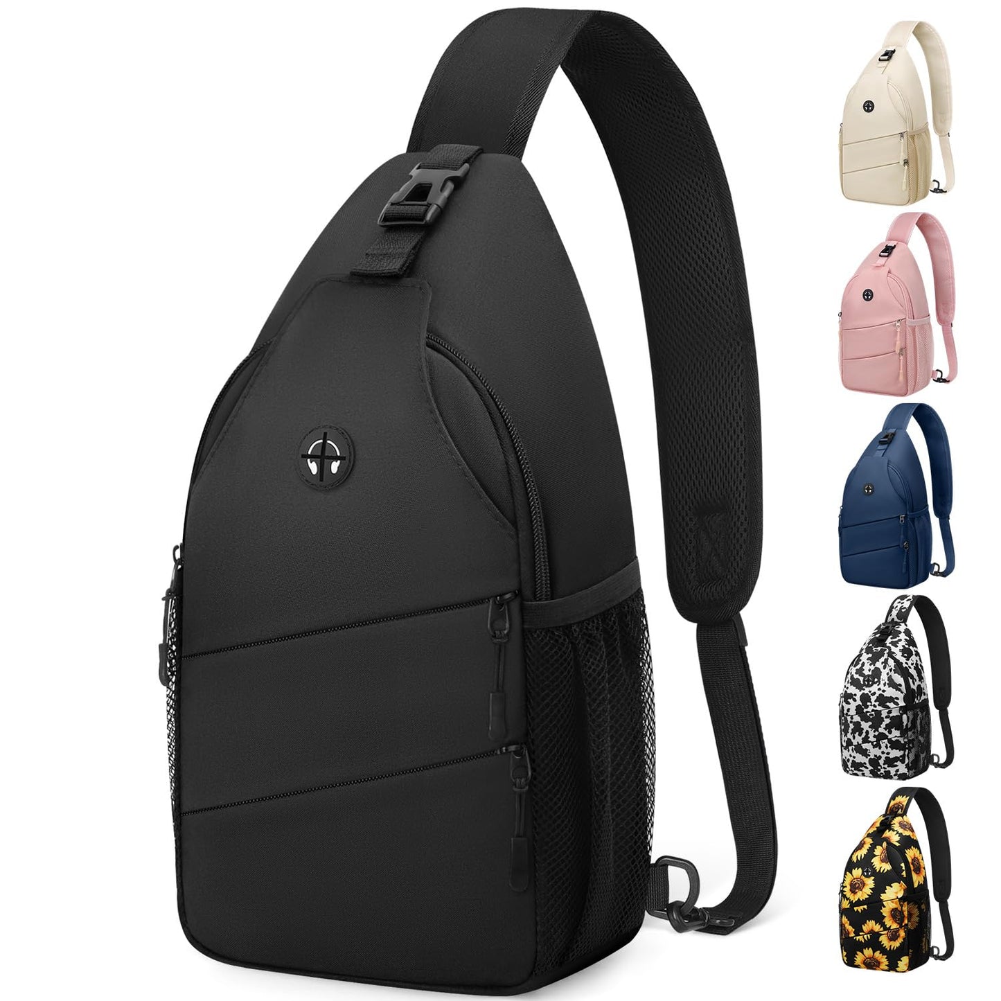 Optima Trendy Sling Backpack - Casual Chest Bag with Convertible Strap