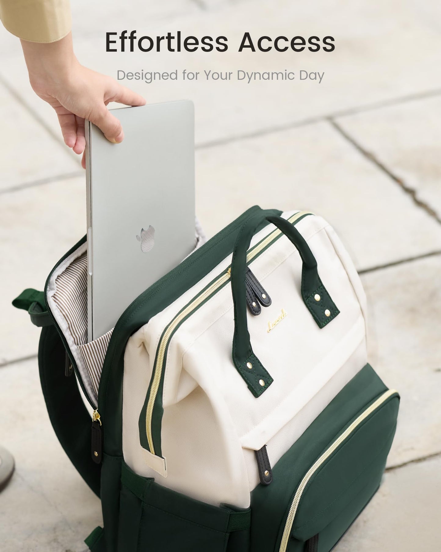 Optima Women's 15.6" Laptop Backpack - Waterproof Business Daypack