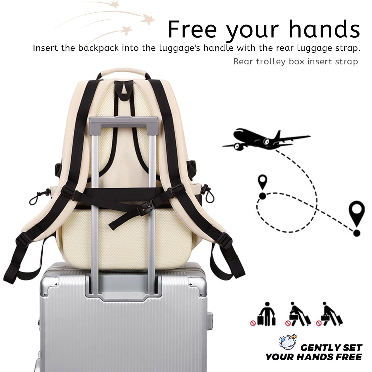 Optima Multi-Pocket Water Resistant Backpack for 15.6" Laptop