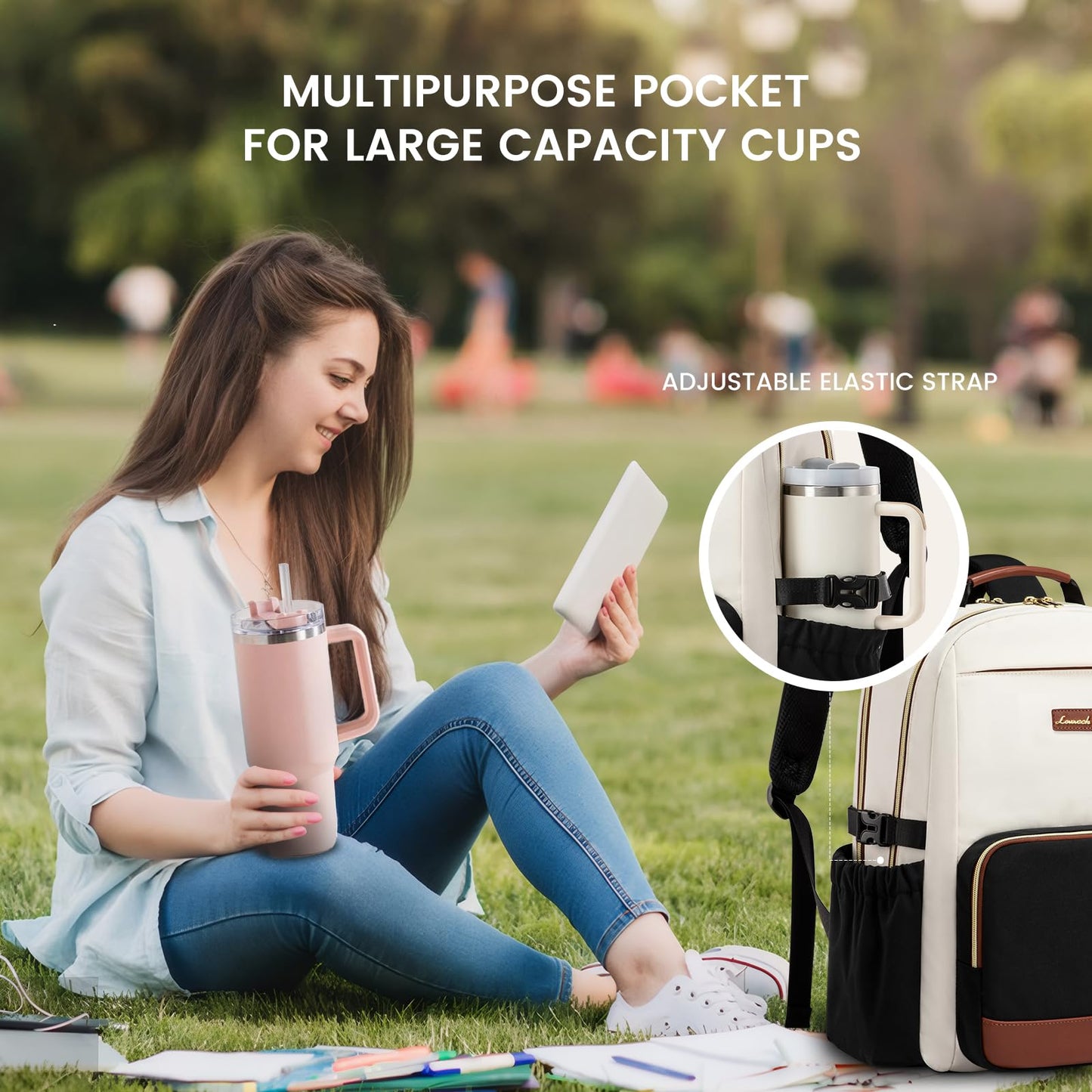 Optima Premium Laptop Backpack - 15.6 Inch, Travel & Work Ready