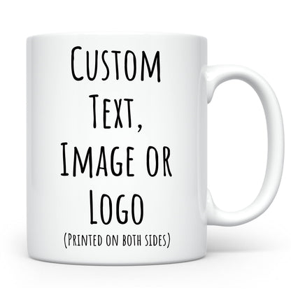 Optima Customizable Ceramic Coffee Mug - 11 Oz Personalized Gift
