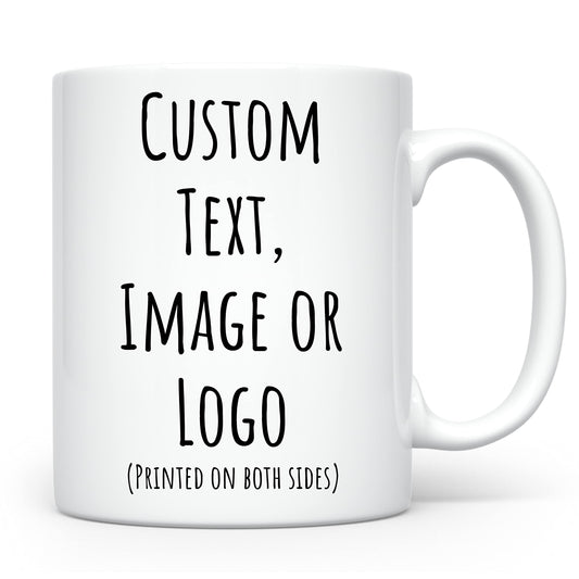 Optima Customizable Ceramic Coffee Mug - 11 Oz Personalized Gift
