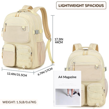 Optima Premium Multi-Pocket Travel Backpack - 15.6" Laptop Compartment