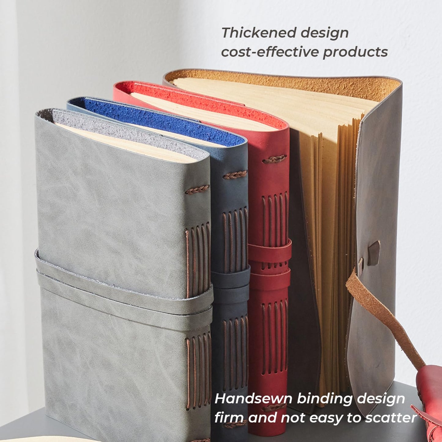 Optima Premium Leather Journal - 5x7 Handmade Vintage Notebook