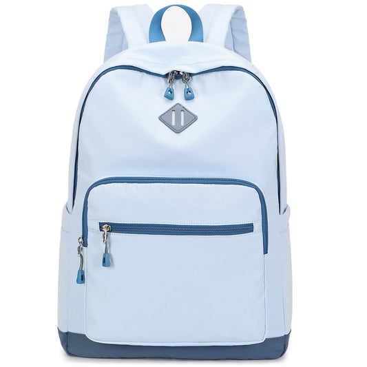 Optima Lightweight Casual Daypack - Sky Blue, 12.2x5.7x17.3 inches