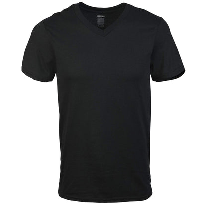 Optima Gildan Men's Assorted V-Neck T-Shirts Multipack, Black (12-p