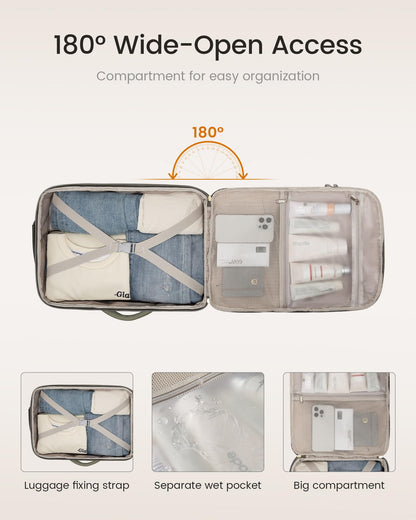 Optima Travel Backpack - Large Khaki Green Essentials Bag