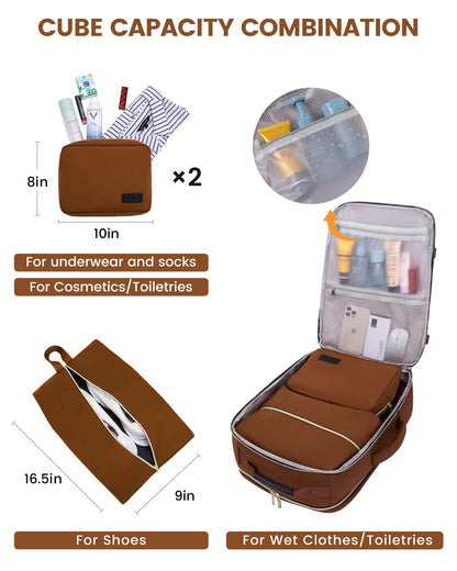 Optima Travel Backpack - Large Versatile Carry-On for All Essentials