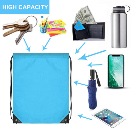 Optima Premium 60PCS Drawstring Backpack Set - Versatile Gym Bags