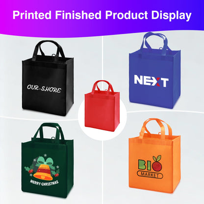 Optima Customizable Reusable Tote Bags - Bulk 100/200/500 Pack