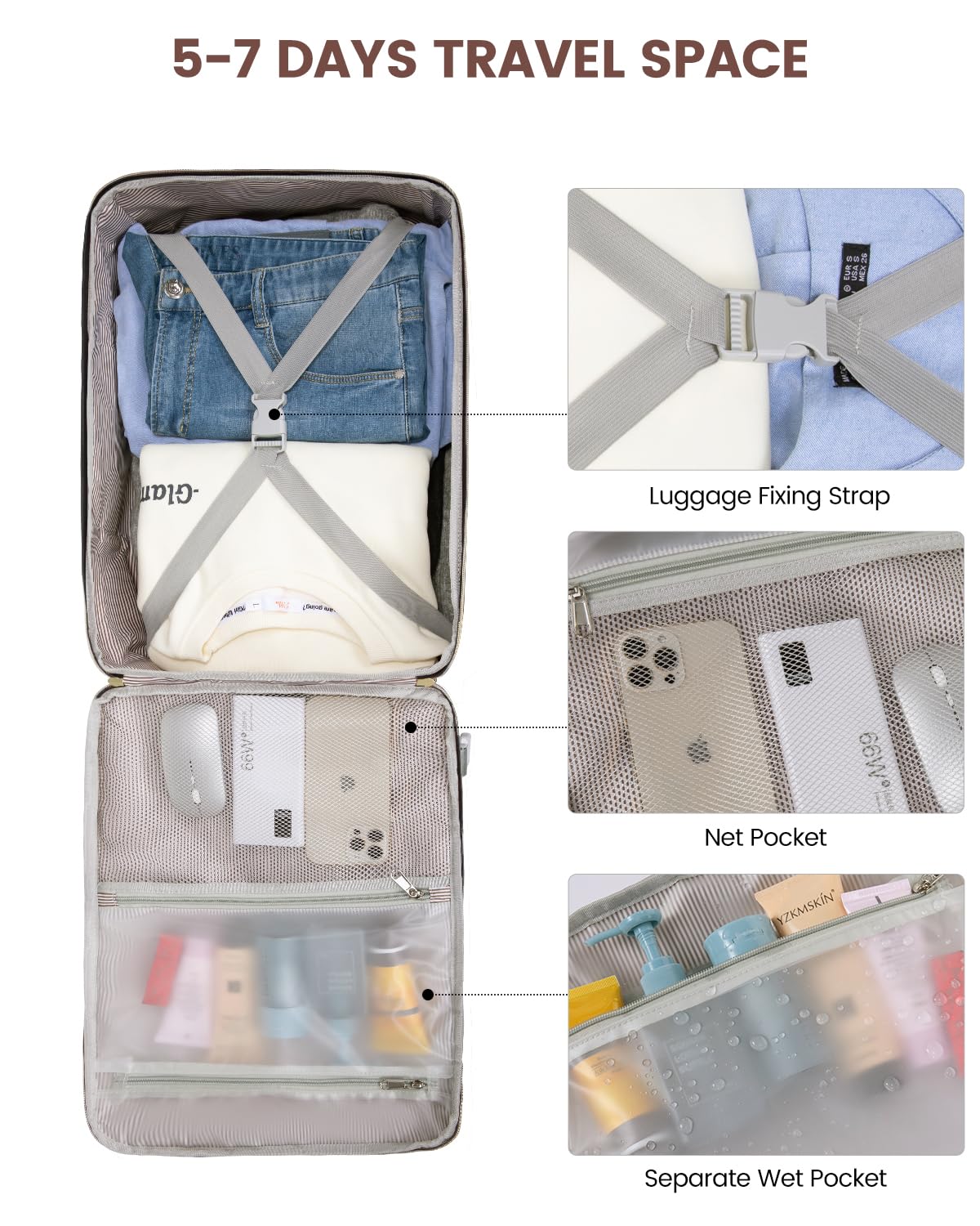 Optima Premium Laptop Backpack - 15.6", Black-Brown, Durable Design