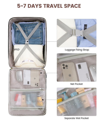 Optima Premium Laptop Backpack - 15.6", Black-Brown, Durable Design