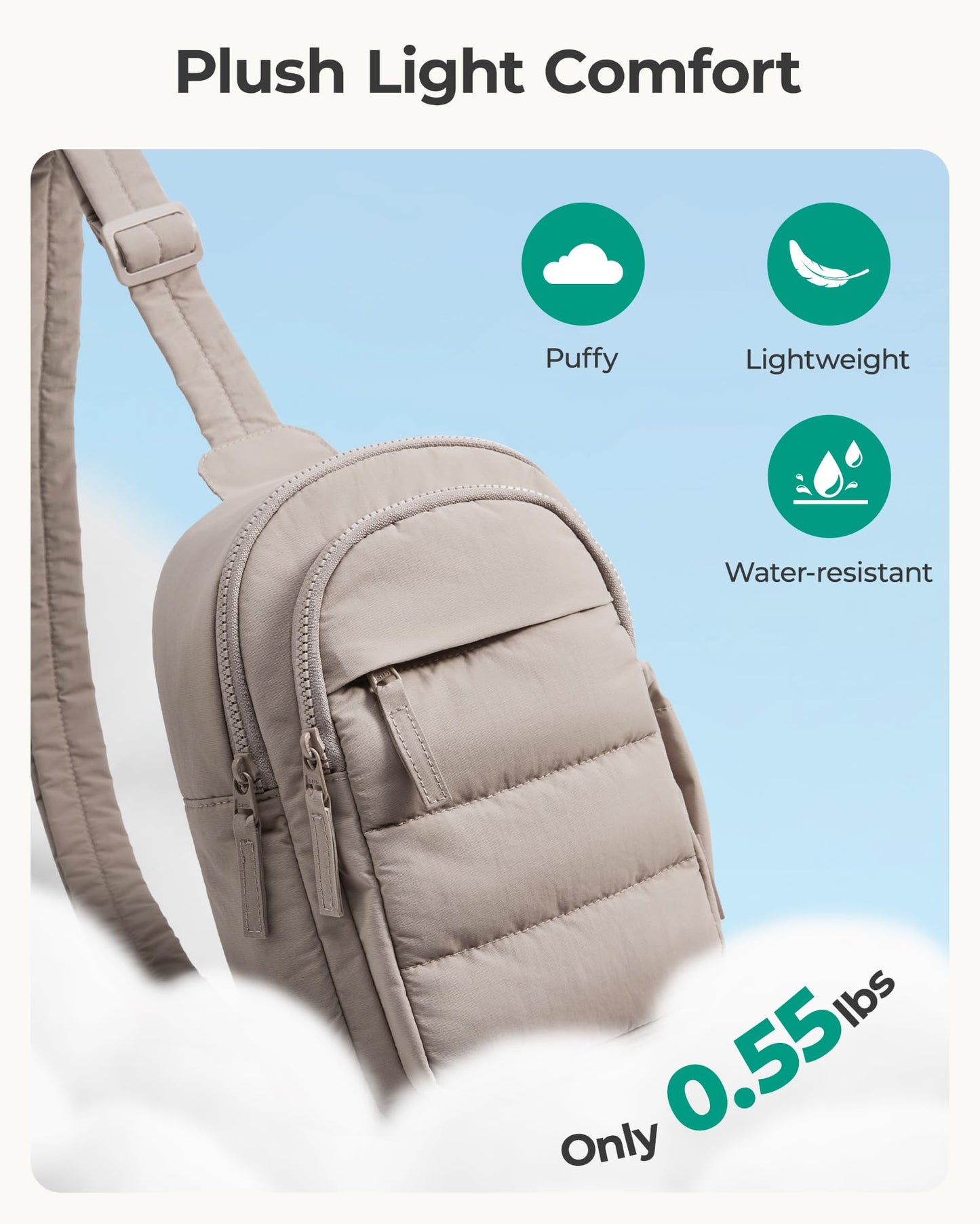 Optima Premium Sling Bag for Women - Compact Travel Crossbody Purse