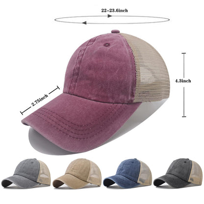 Optima Vintage Washed Baseball Cap - Distressed Dad Hat, Unisex