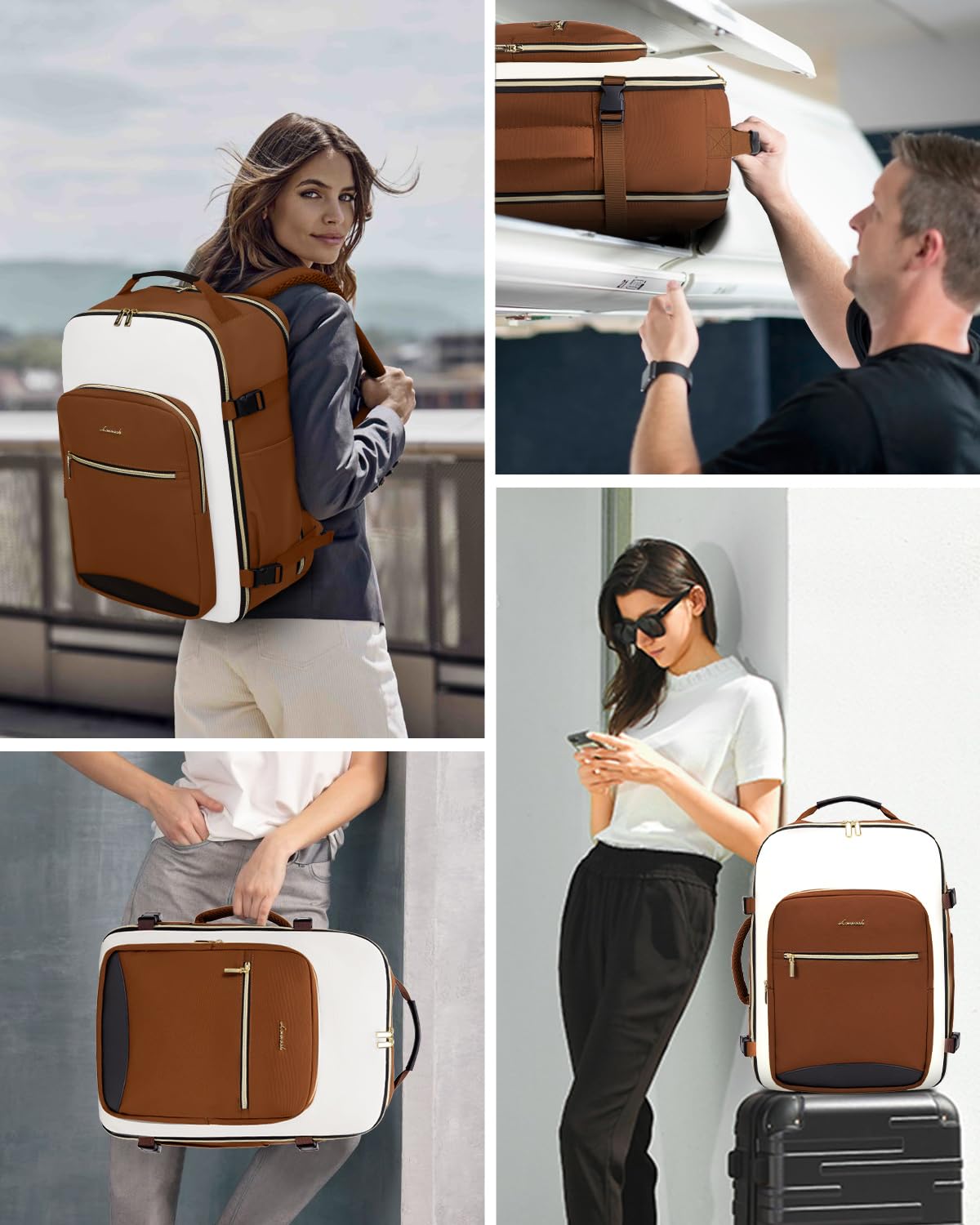 Optima Travel Backpack - Large Versatile Carry-On for All Essentials