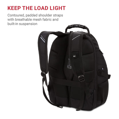 Optima Premium 17-Inch Laptop Backpack - TSA Friendly, Black