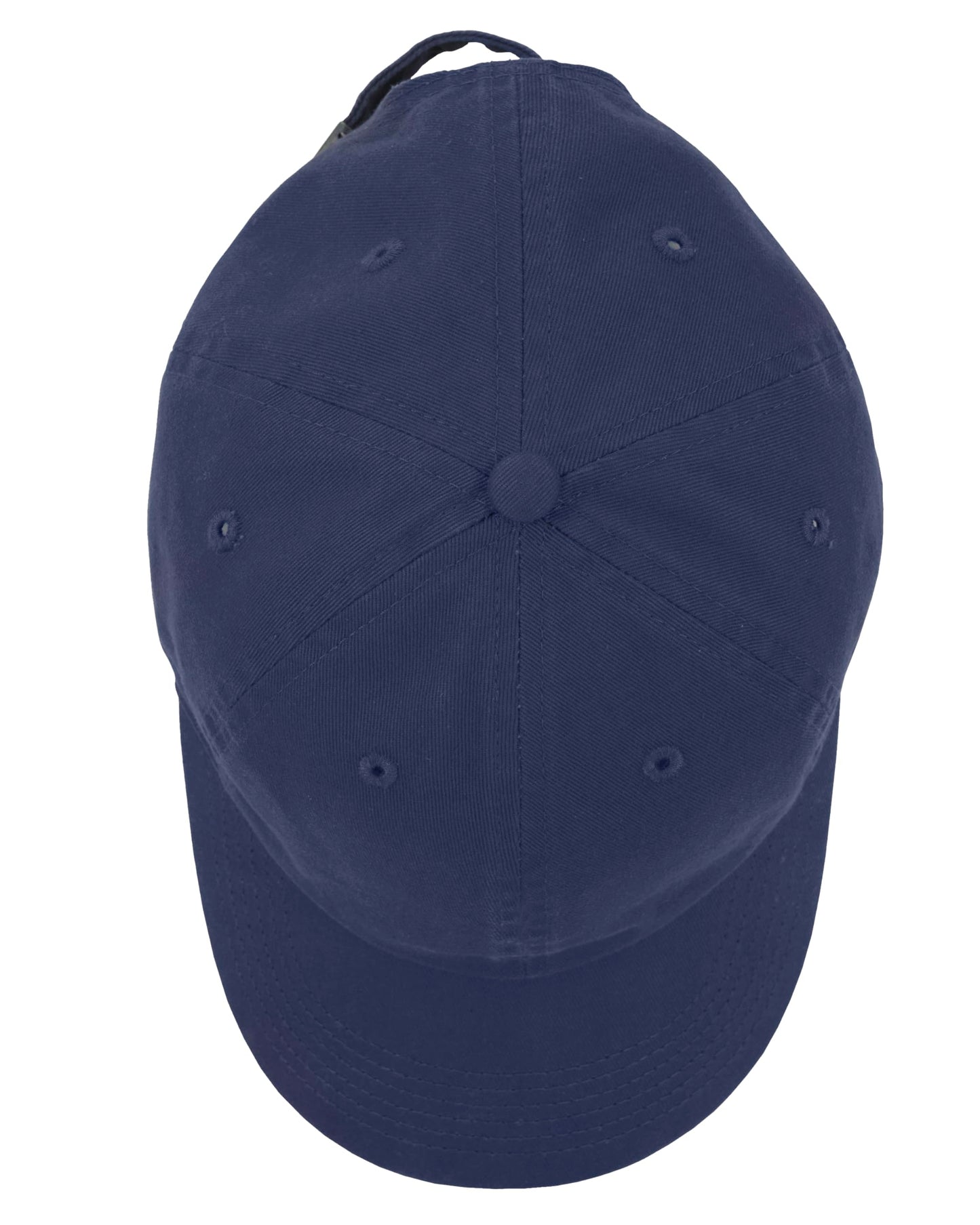 Optima Premium Cotton Baseball Caps - Adjustable Size, 12 Pack