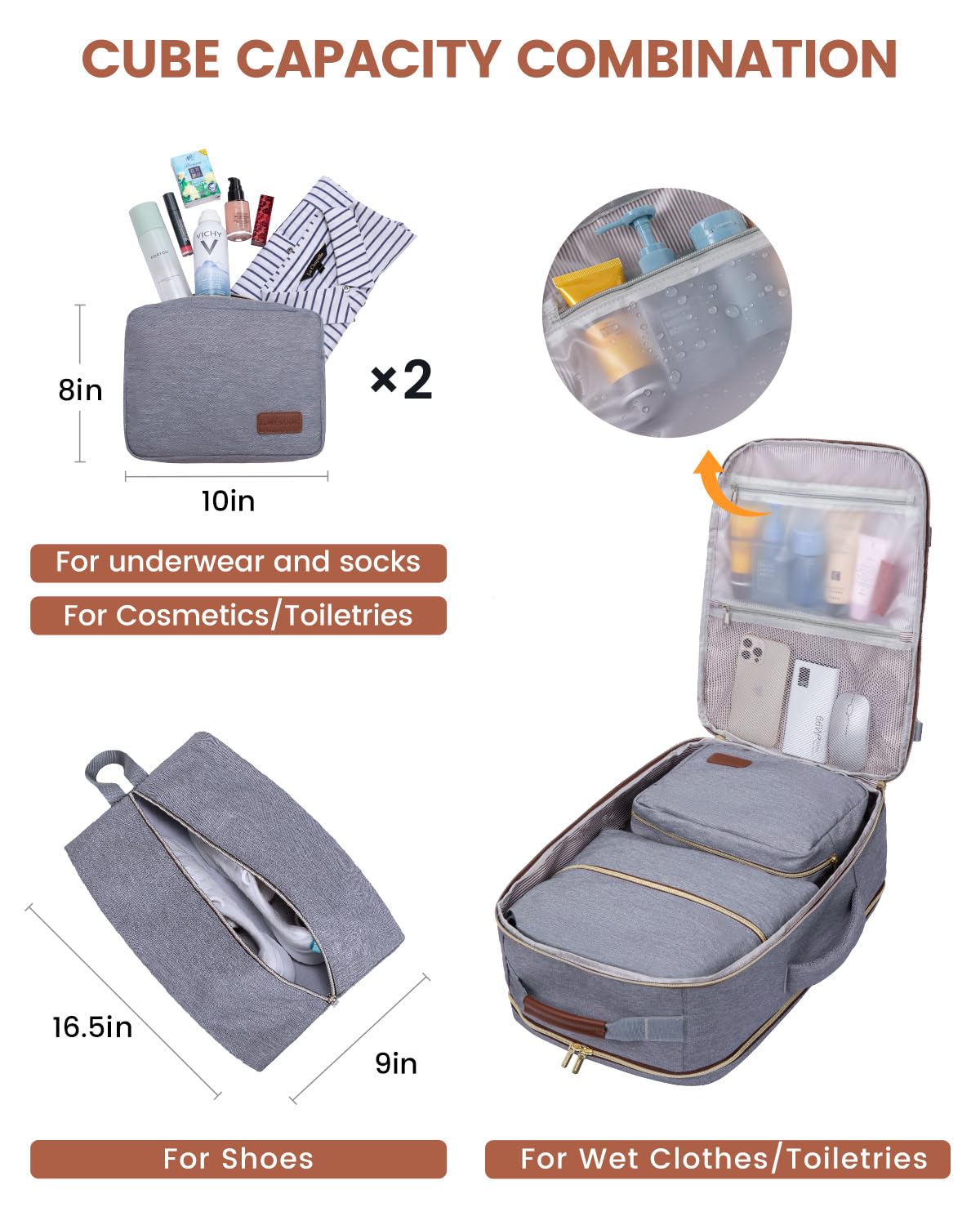 Optima Premium Travel Backpack - Large, Versatile Carry-On Essentials