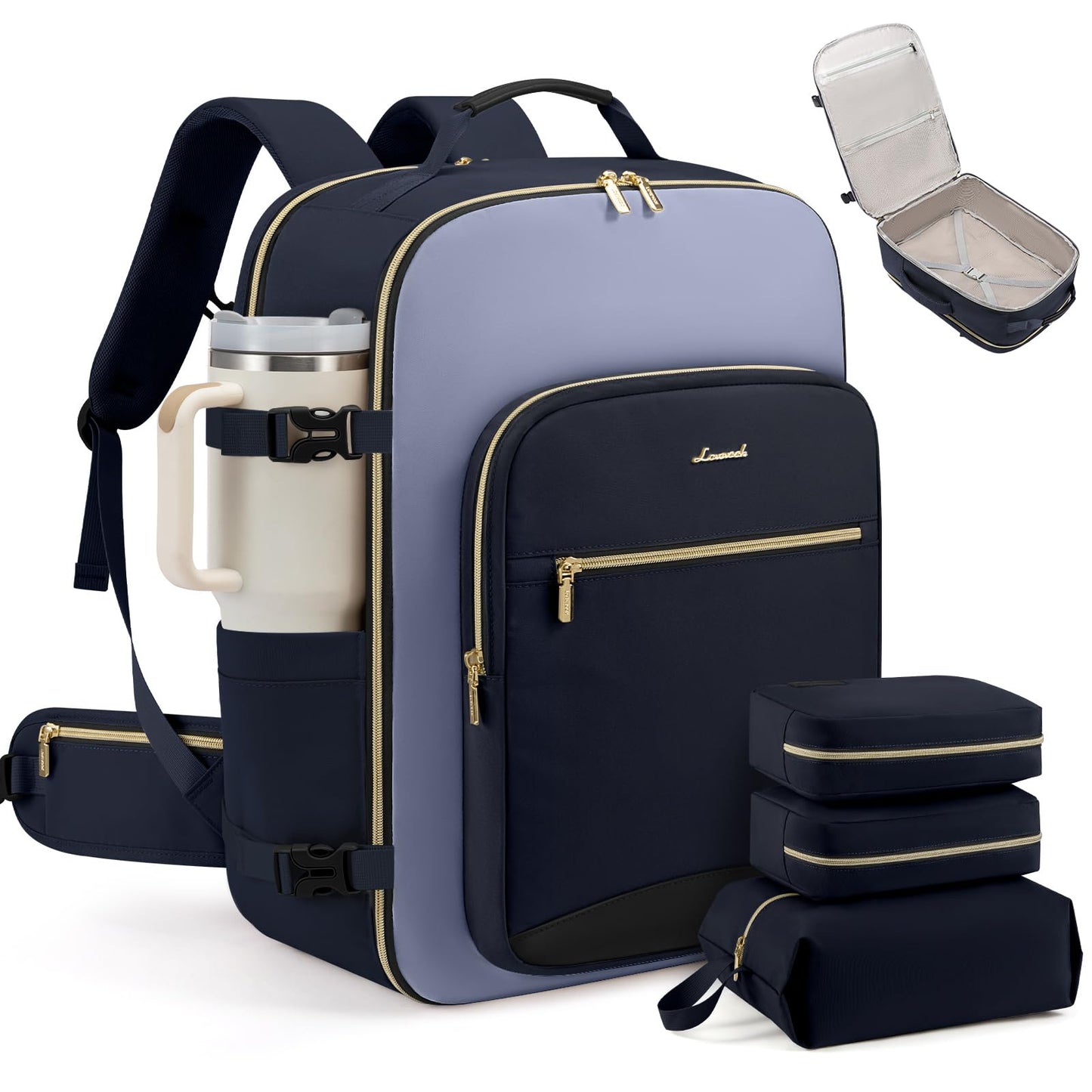 Optima Travel Backpack - Large Ink Blue-grey for Men & Women