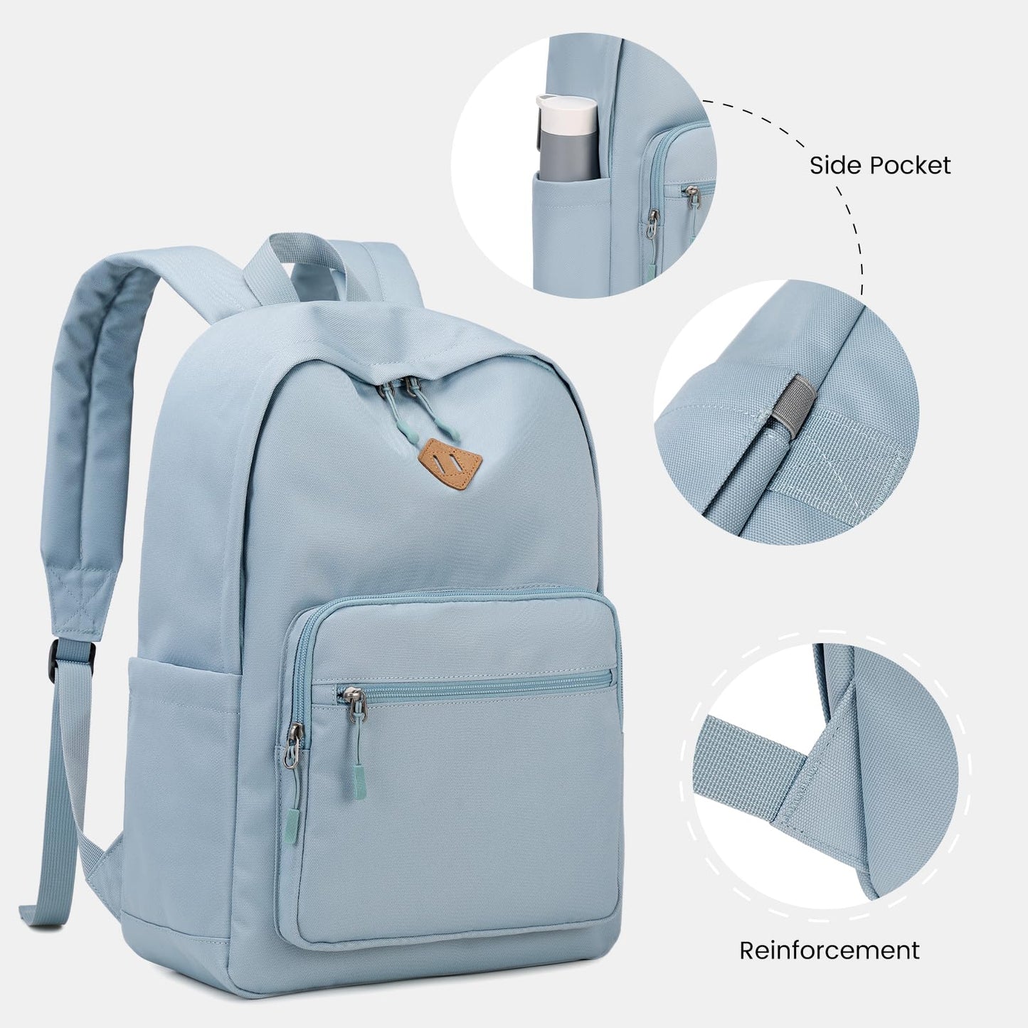 Optima Classic Water-Resistant Backpack for School & Travel