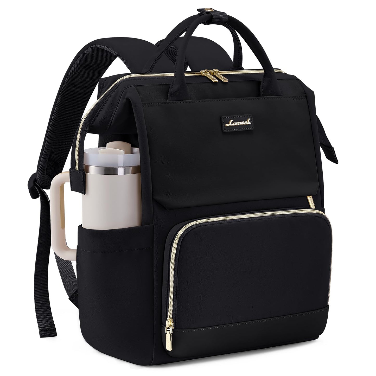 Optima Women's 15.6" Water-Resistant Laptop Backpack - Travel Ready