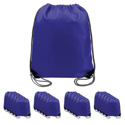 Optima Premium Drawstring Backpack - Bulk Cinch Sack for Sports