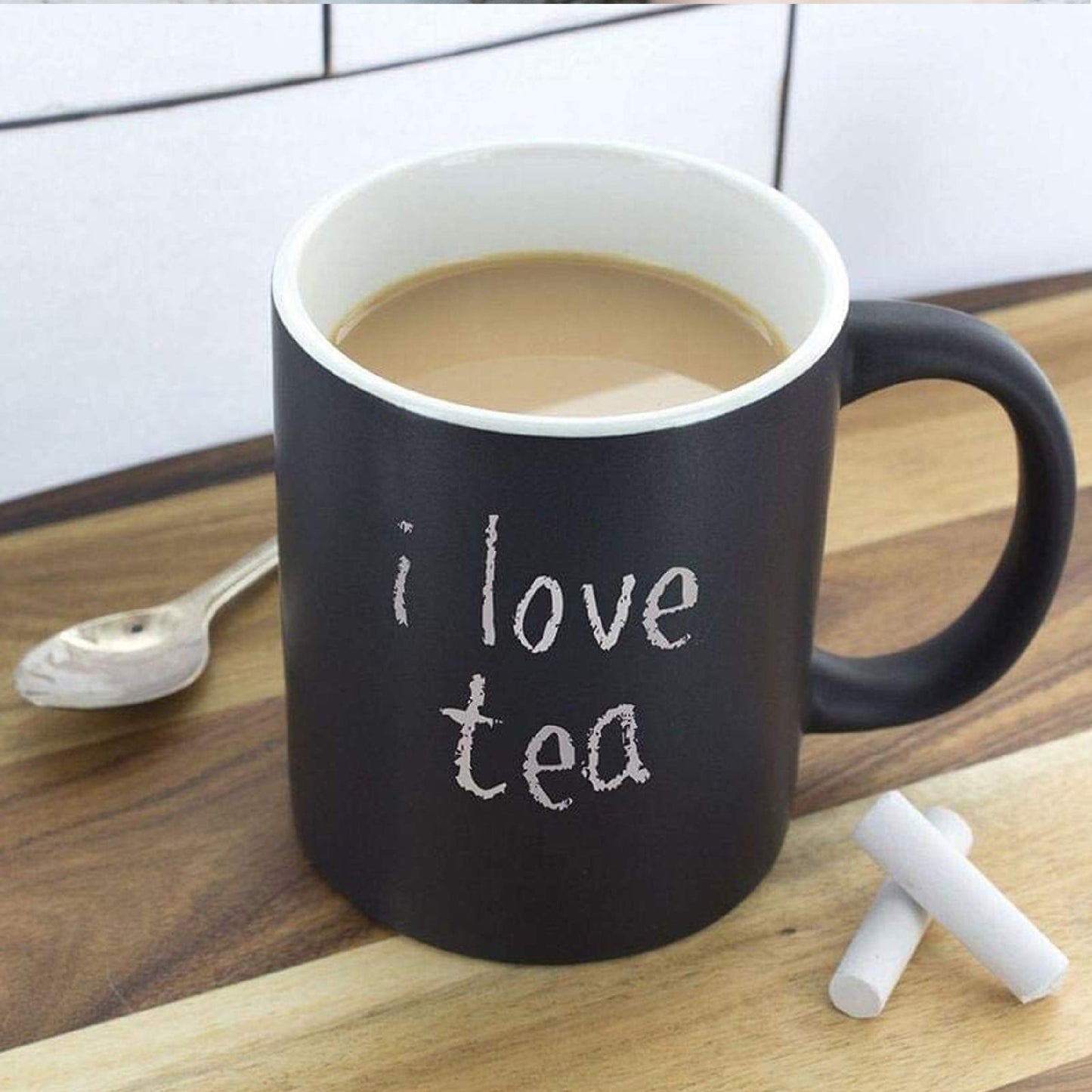 Optima Personalized Ceramic Coffee Mug - Chalkboard Design Included