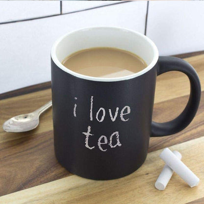 Optima Personalized Ceramic Coffee Mug - Chalkboard Design Included