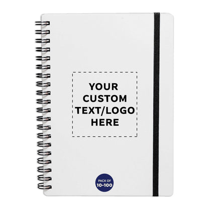 Optima Premium Recycled Spiral Notebooks - 100 Pack, 80 Pages