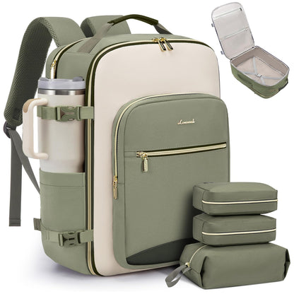 Optima Travel Backpack - Large Khaki Green Essentials Bag