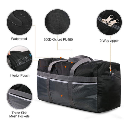Optima Premium 96L Waterproof Extra Large Duffle Bag - Foldable