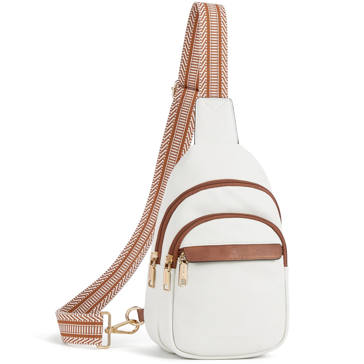 Optima Premium Leather Small Crossbody Sling Bag for Travel