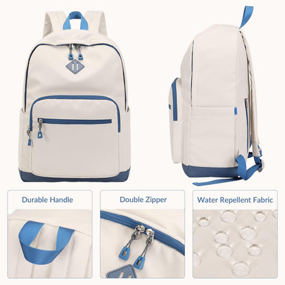 Optima Lightweight Casual Daypack - Sky Blue, 12.2x5.7x17.3 inches
