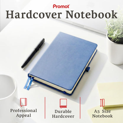 Optima Premium A5 Personalized Journal - PU Leather, 192 Pages