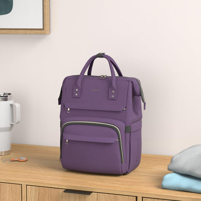 Optima Premium 15.6-Inch Waterproof Laptop Backpack for Women