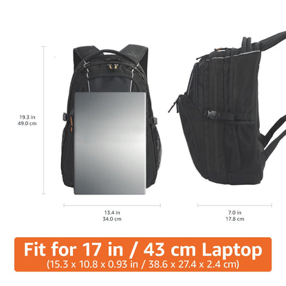 Optima Premium Laptop Backpack - Fits Up to 17-Inch Laptops