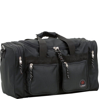 Optima Premium Black Polyester Travel Duffle Bag - Versatile & Durable