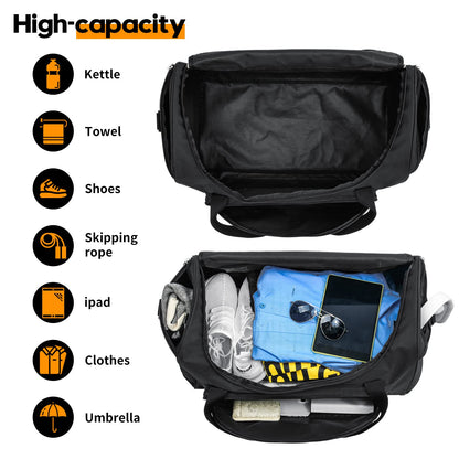 Optima Premium 55L Sports Duffel Bag - Travel Ready & Durable